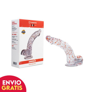 Dildo Angelo Transparente Realista