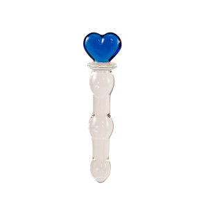 Dildo de Vidrio Blue Crescent